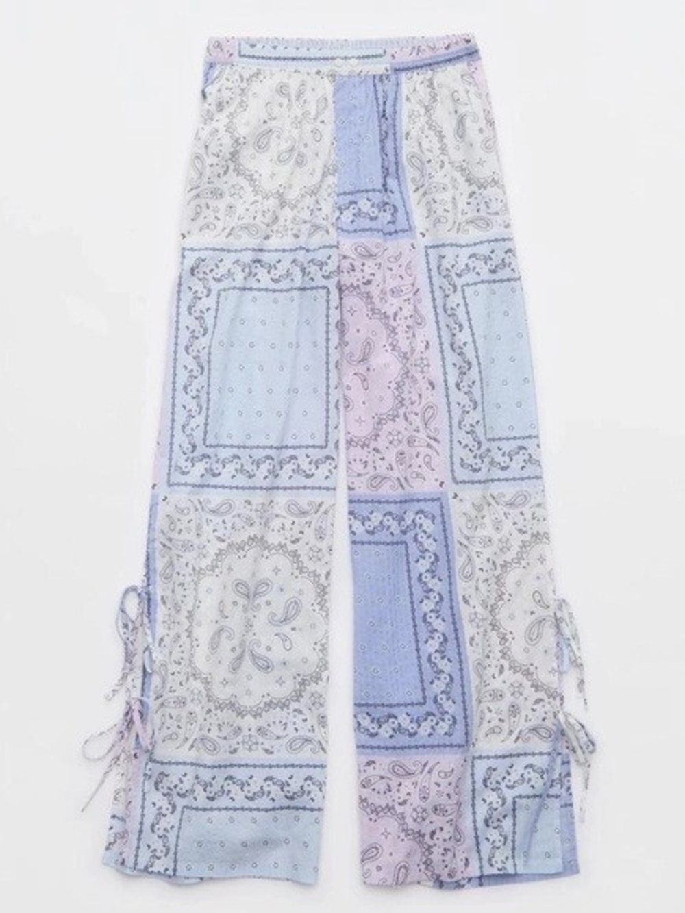 aerie - Like New Searsucker Side Tie Trouser PJ - M